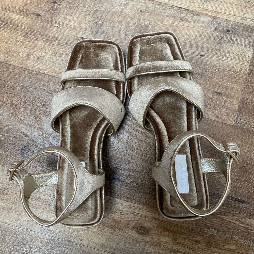 Suzanne Rae Taupe Platform Sandals
